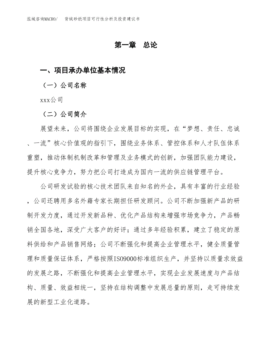 背绒砂纸项目可行性分析及投资建议书.docx_第2页