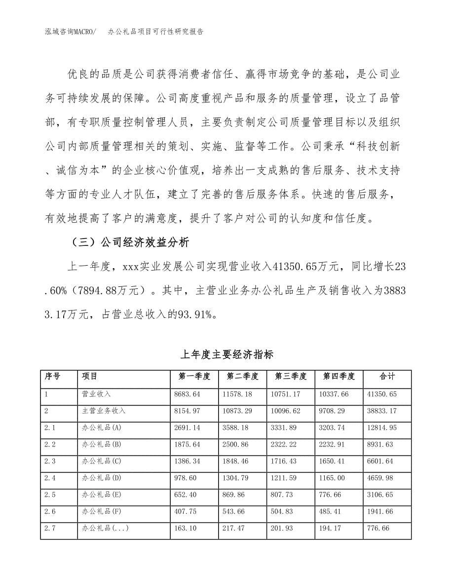 办公礼品项目可行性研究报告建议书.docx_第5页