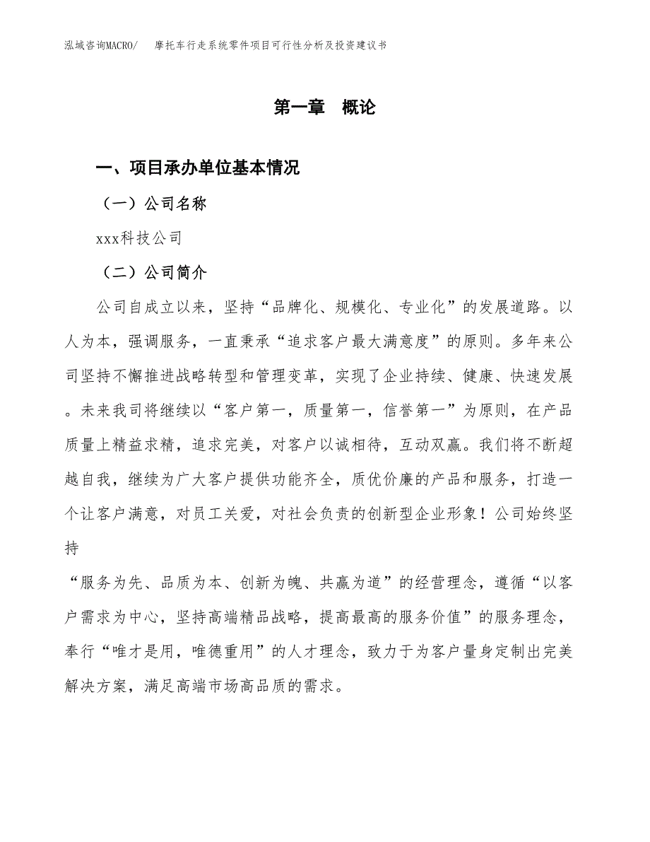 摩托车行走系统零件项目可行性分析及投资建议书.docx_第3页