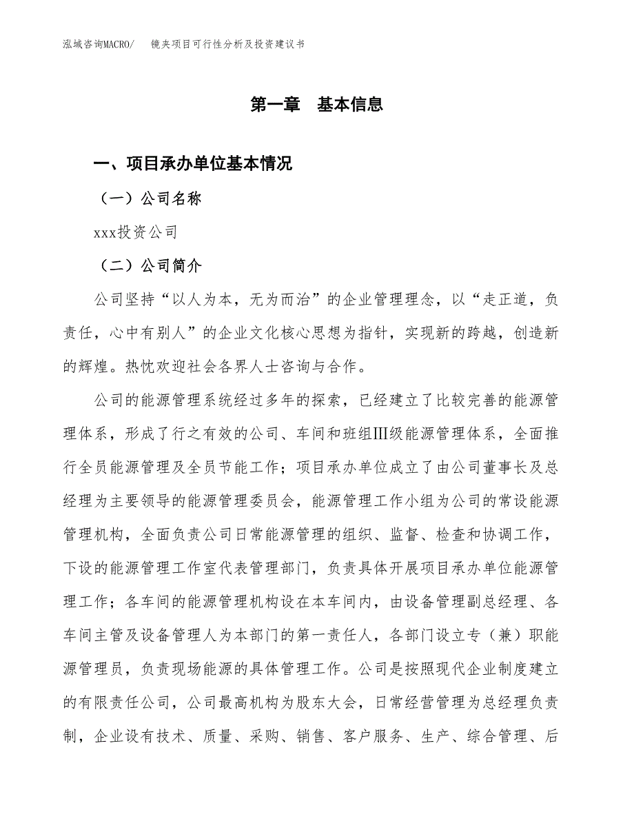 镜夹项目可行性分析及投资建议书.docx_第3页