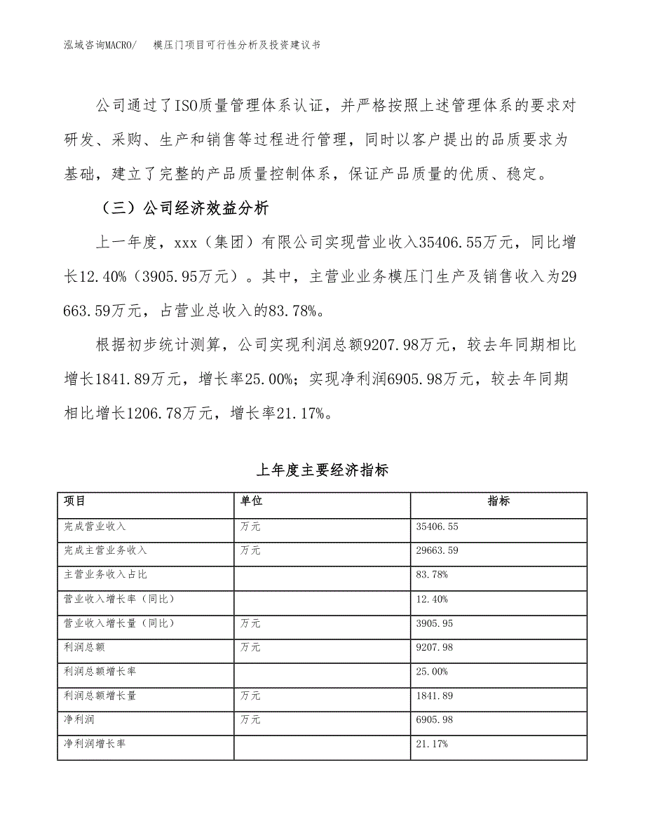 模压门项目可行性分析及投资建议书.docx_第4页