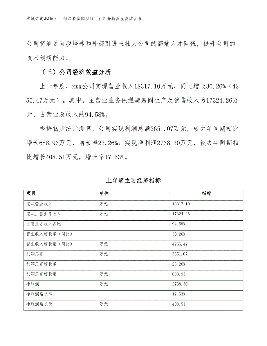 保温旋塞阀项目可行性分析及投资建议书.docx_第4页