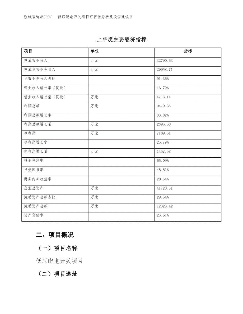 低压配电开关项目可行性分析及投资建议书.docx_第5页