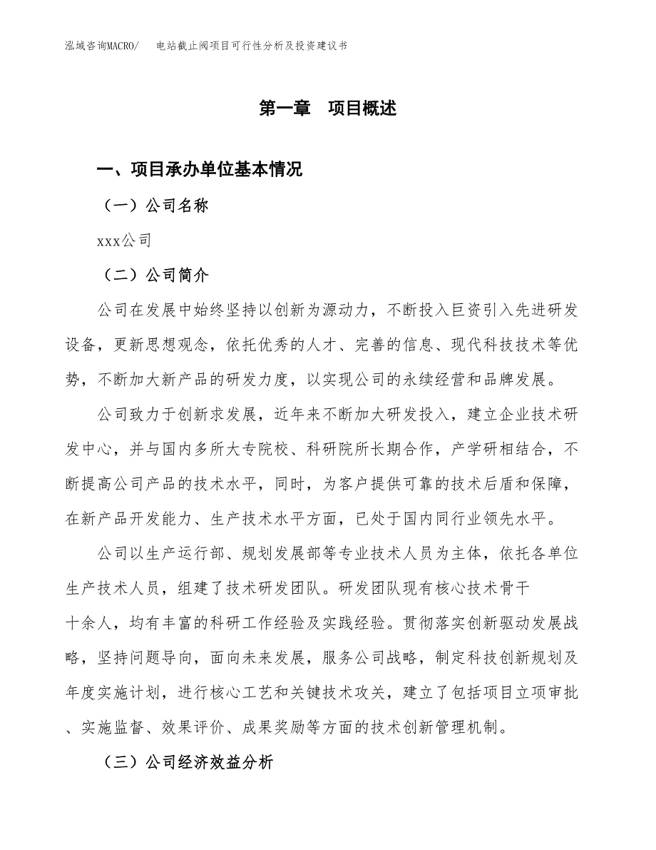 电站截止阀项目可行性分析及投资建议书.docx_第2页