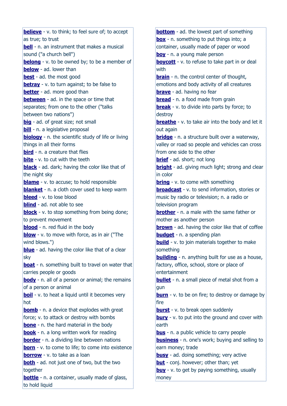 （OA自动化）最新整理VOA_Special_English_1500个基本单词表_第3页