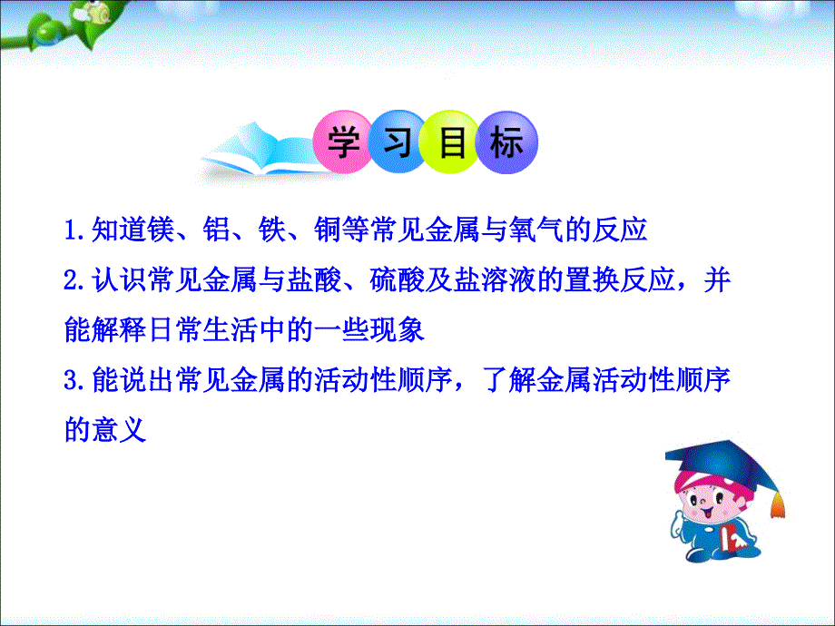 中考化学总复习重点精品课件：_金属的化学性质_第2页