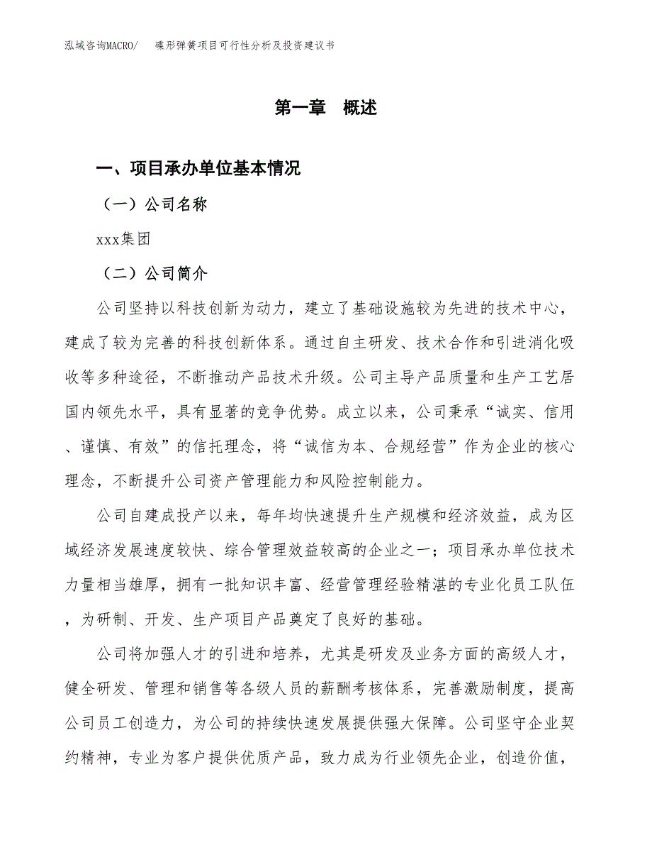 碟形弹簧项目可行性分析及投资建议书.docx_第2页