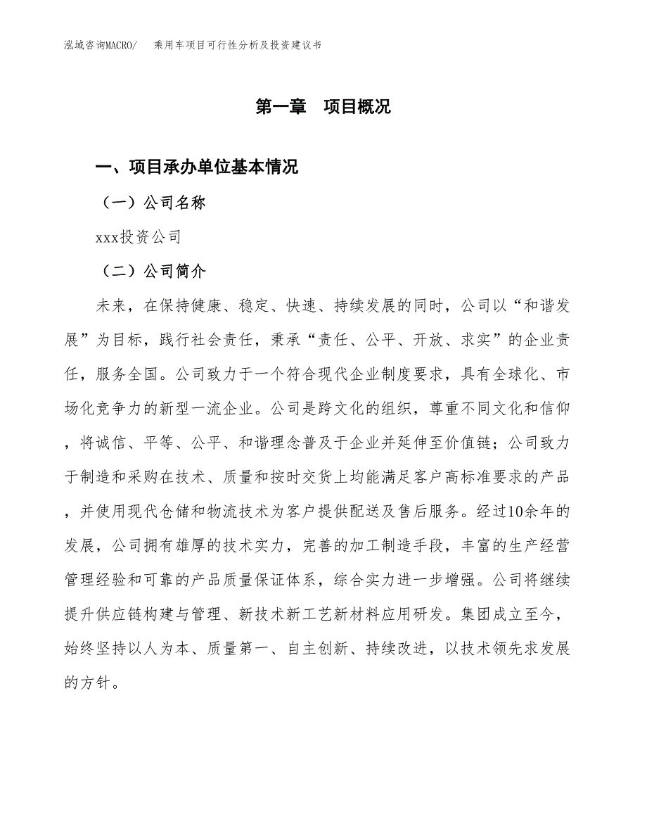 乘用车项目可行性分析及投资建议书.docx_第3页