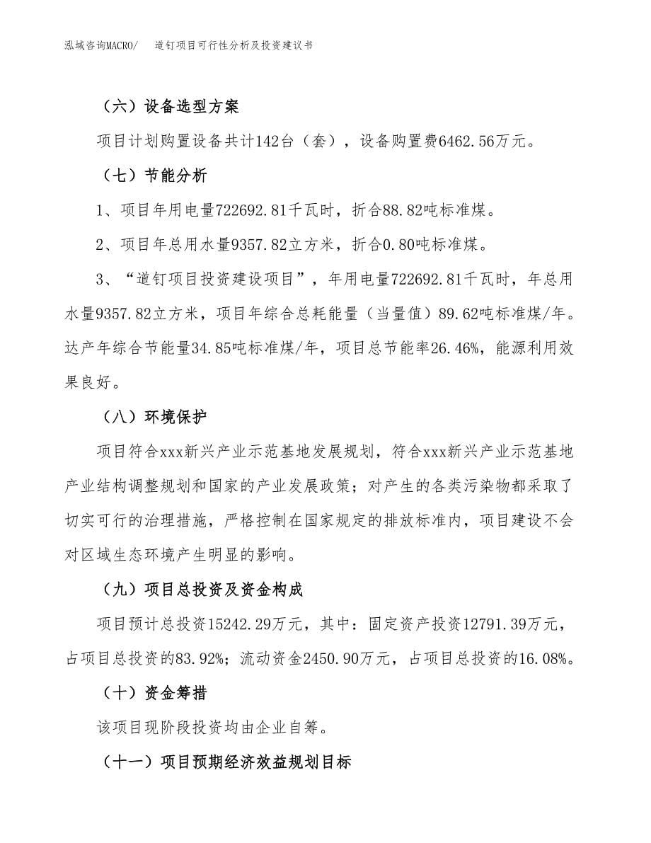 道钉项目可行性分析及投资建议书.docx_第5页