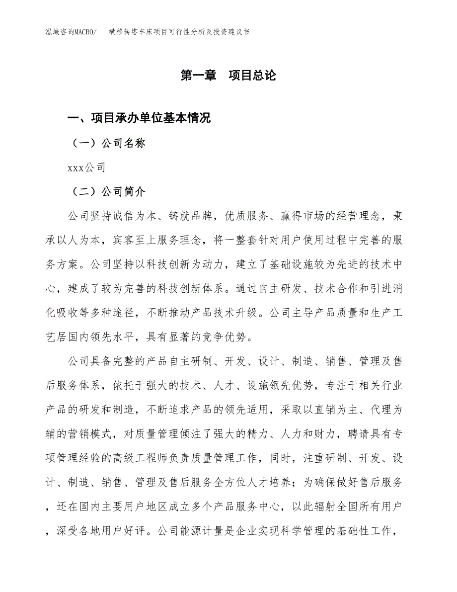 横移转塔车床项目可行性分析及投资建议书.docx_第3页