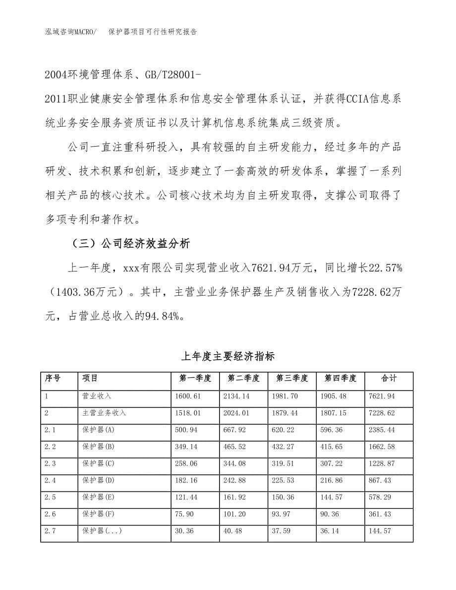 保护器项目可行性研究报告建议书.docx_第5页