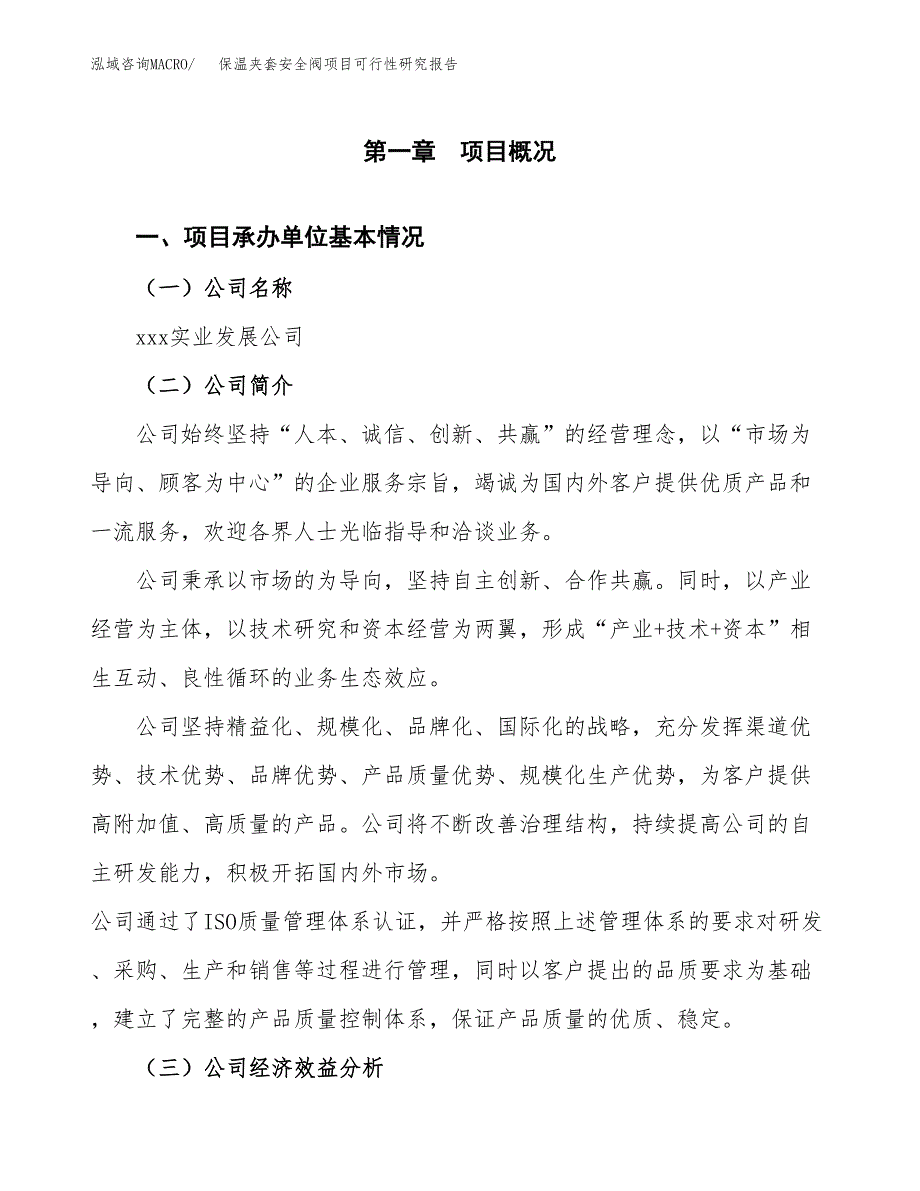 保温夹套安全阀项目可行性研究报告建议书.docx_第4页