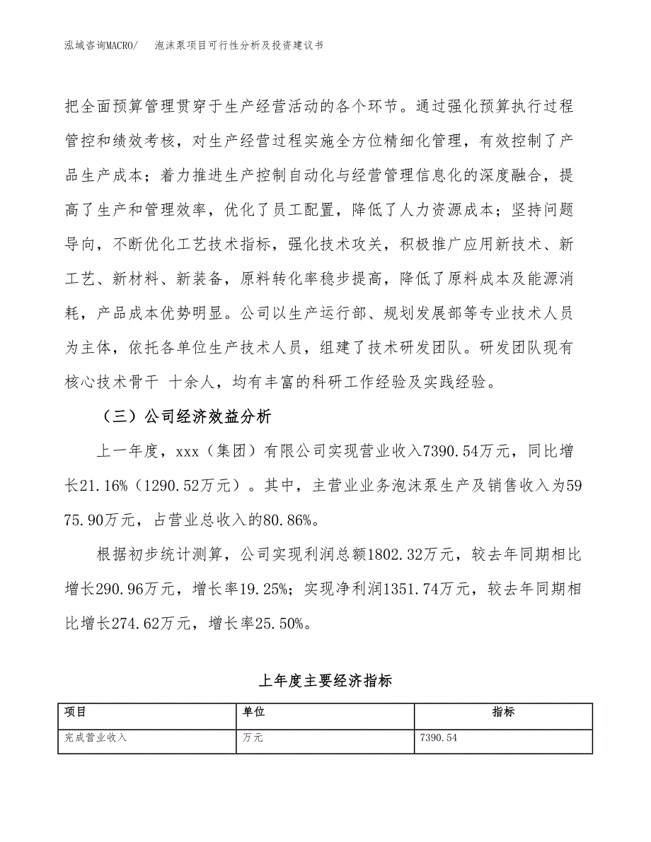 泡沫泵项目可行性分析及投资建议书.docx_第4页