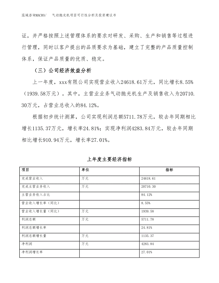 气动抛光机项目可行性分析及投资建议书.docx_第4页