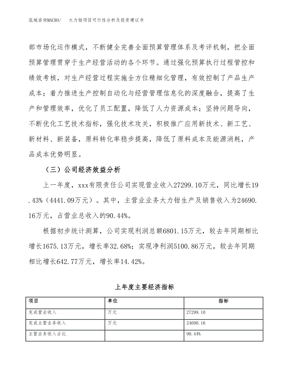 大力钳项目可行性分析及投资建议书.docx_第4页