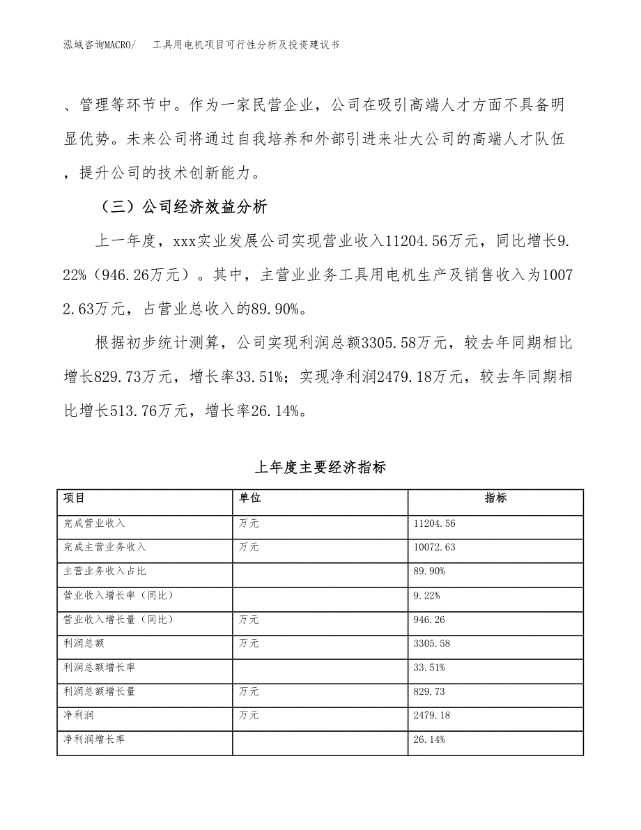 工具用电机项目可行性分析及投资建议书.docx_第4页