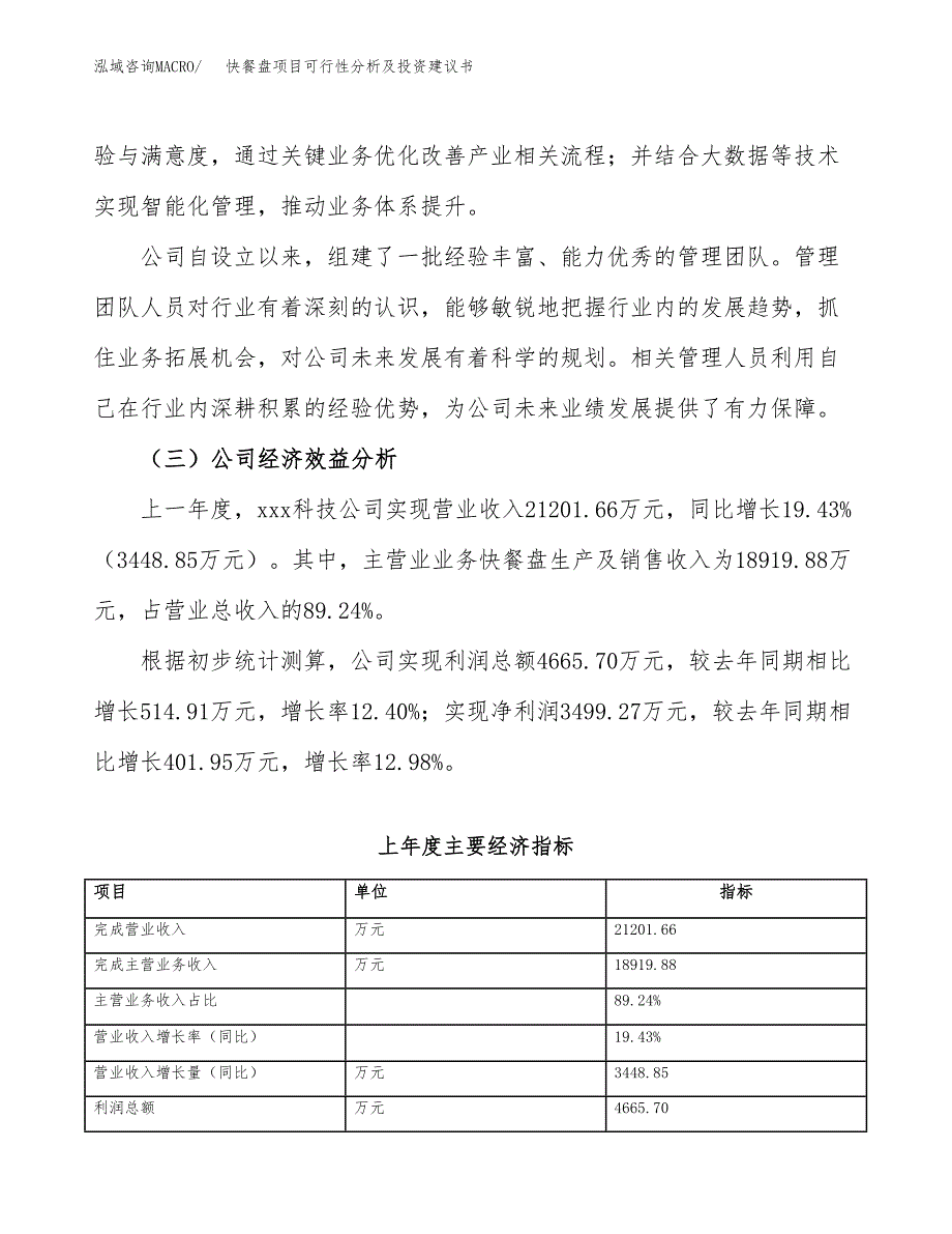 快餐盘项目可行性分析及投资建议书.docx_第4页