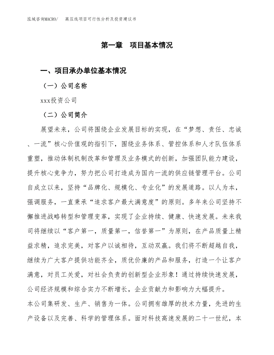 高压线项目可行性分析及投资建议书.docx_第3页