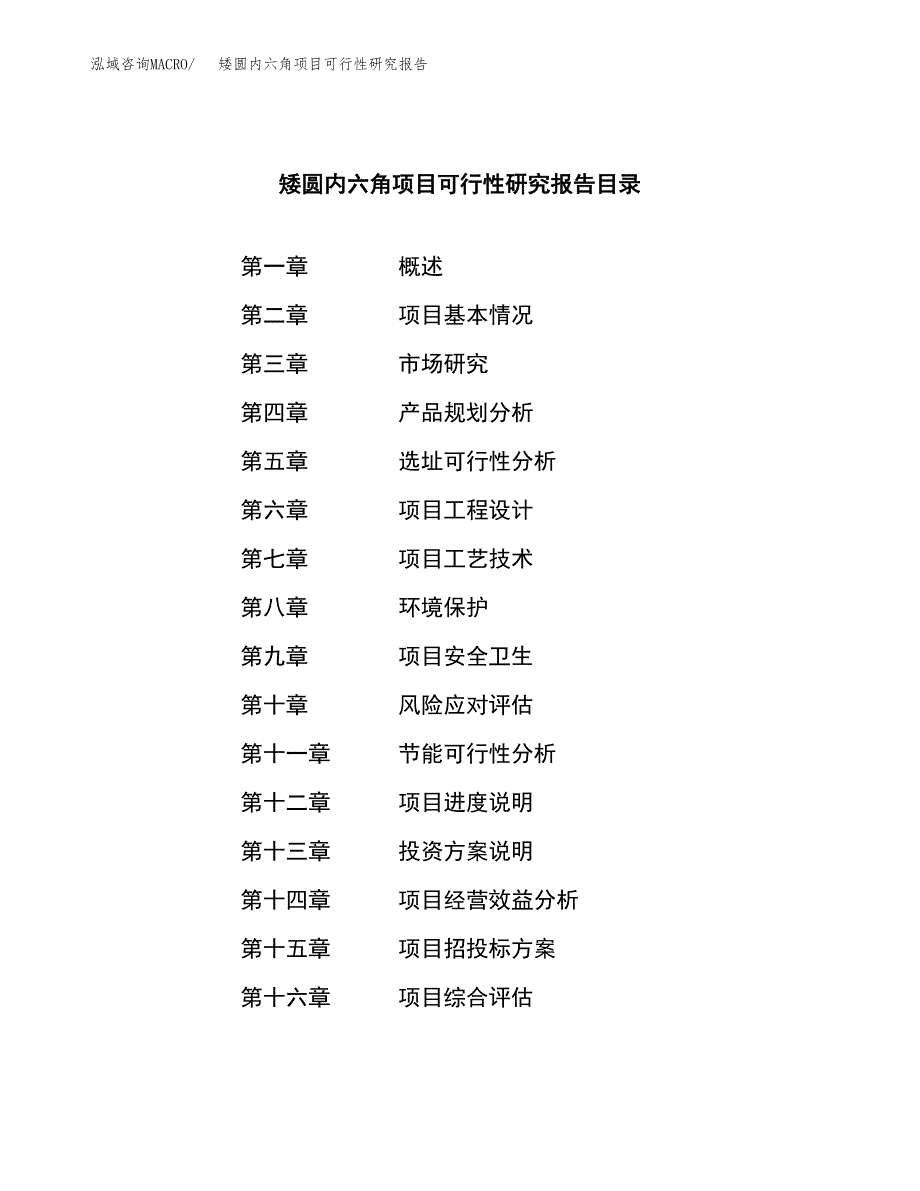 矮圆内六角项目可行性研究报告建议书.docx_第3页