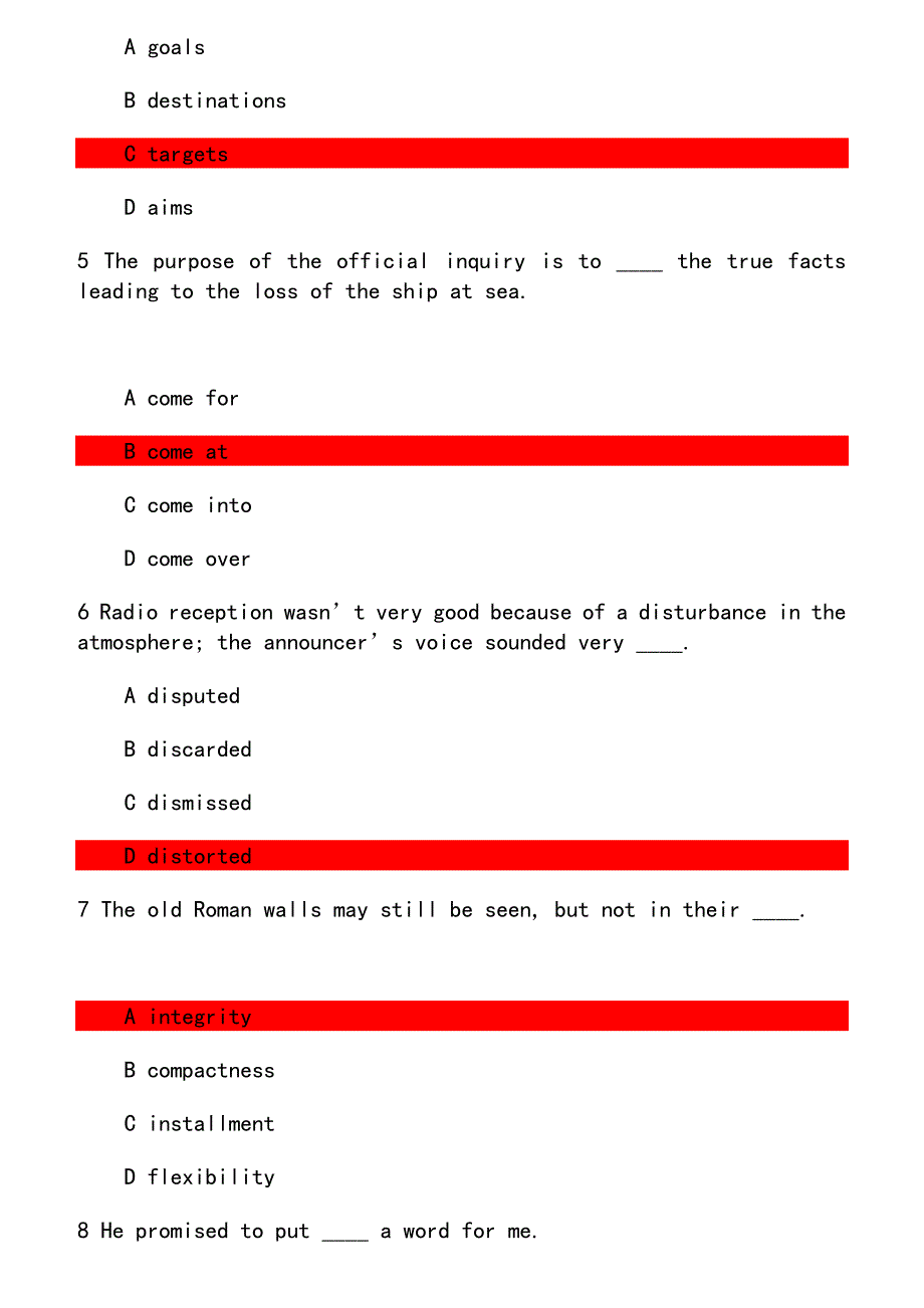 福师《英美文学选读》在线作业（1） 参考资料_第2页