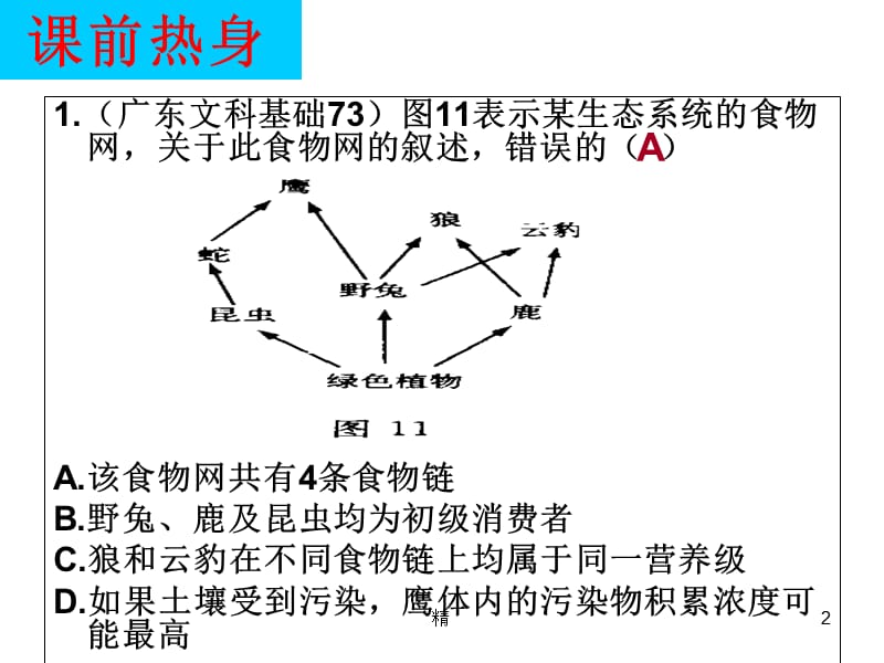 《生态系统的结构》一轮复习课件解析精选课件_第2页