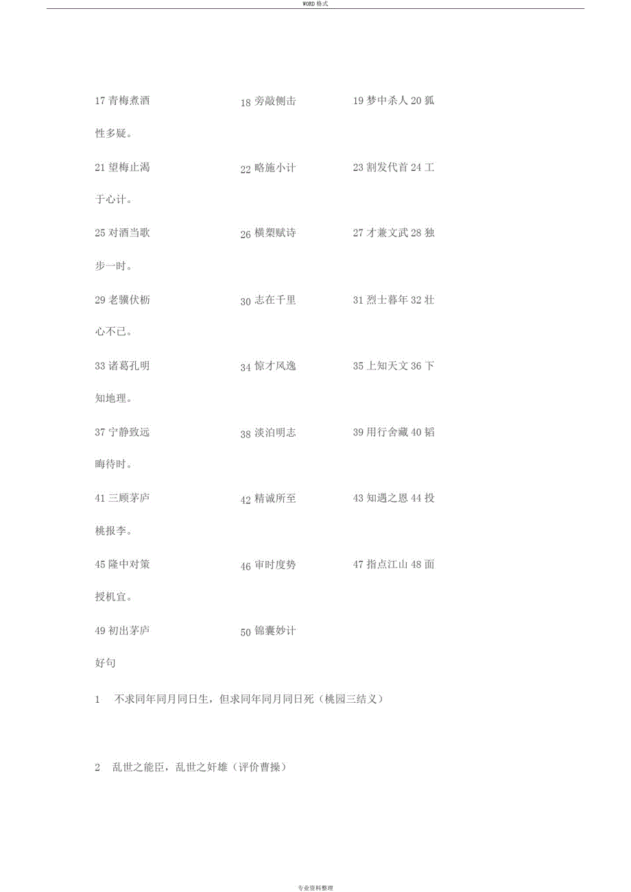 三国演义读书笔记精品_第3页