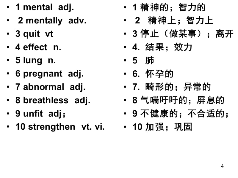 选修6-第三单元单词PPT_第4页