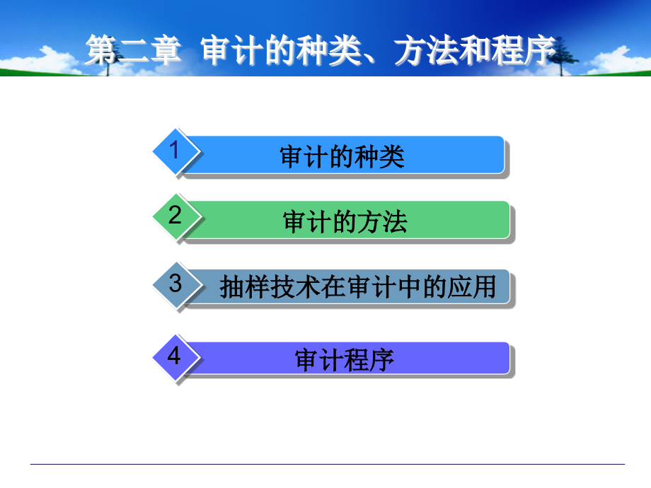 8023整理新秦荣生教授 审计学教材(第八版) 第02章 审计的种类、方法和程序_第2页