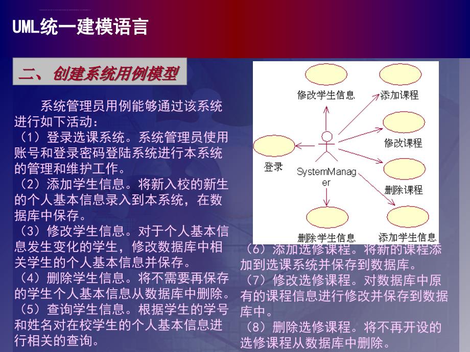 uml建模--网上选课系统课件_第4页