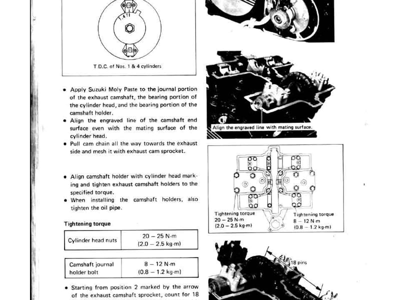 SUZUKI GS750 发动机 正时对照图课件_第1页