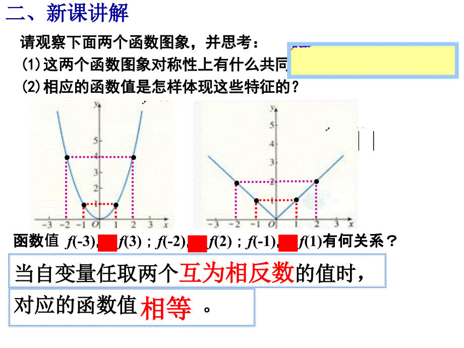 高中数学优质课件精选——人教A版必修1课件：1.3.2 奇偶性（第1课时）_第4页