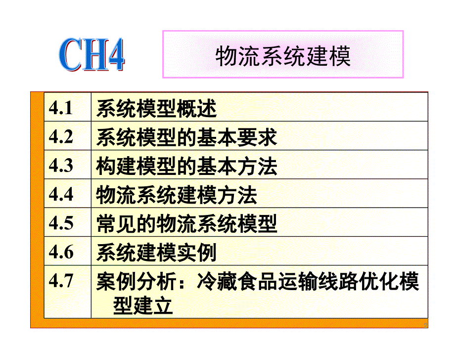 第四章-物流系统建模幻灯片_第2页