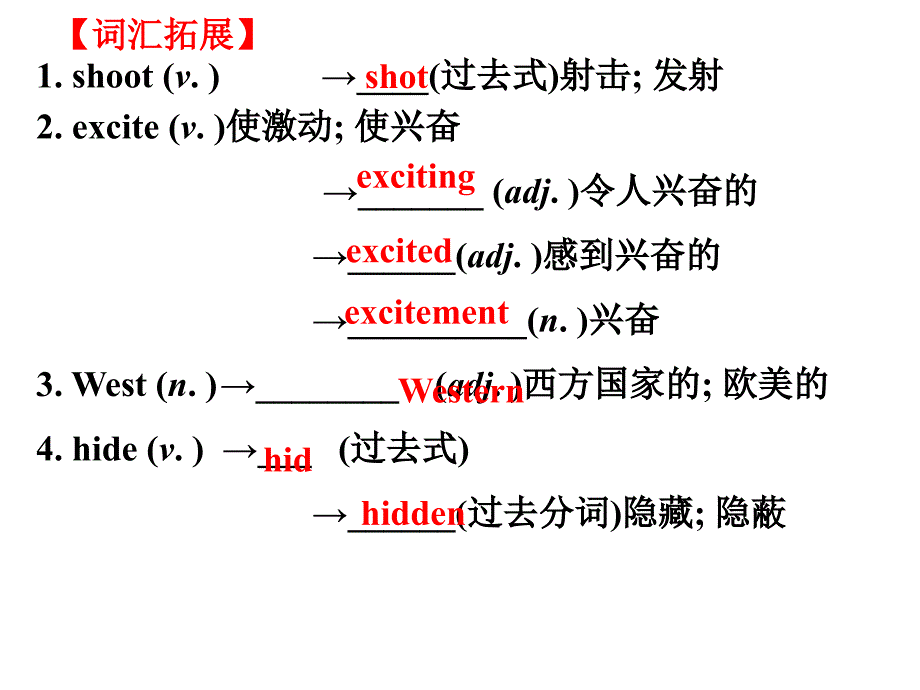 鲁教版英语八年级上册unit4复习课件_第4页