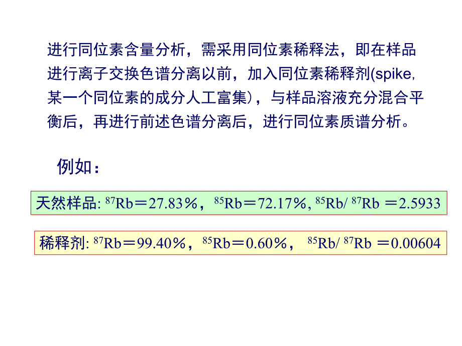 南京大学同位素地质学051同位素稀释法课件_第3页