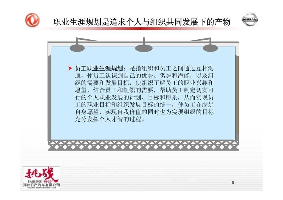 郑州日产汽车有限公司职业生涯规划管理体系参考资料_第5页