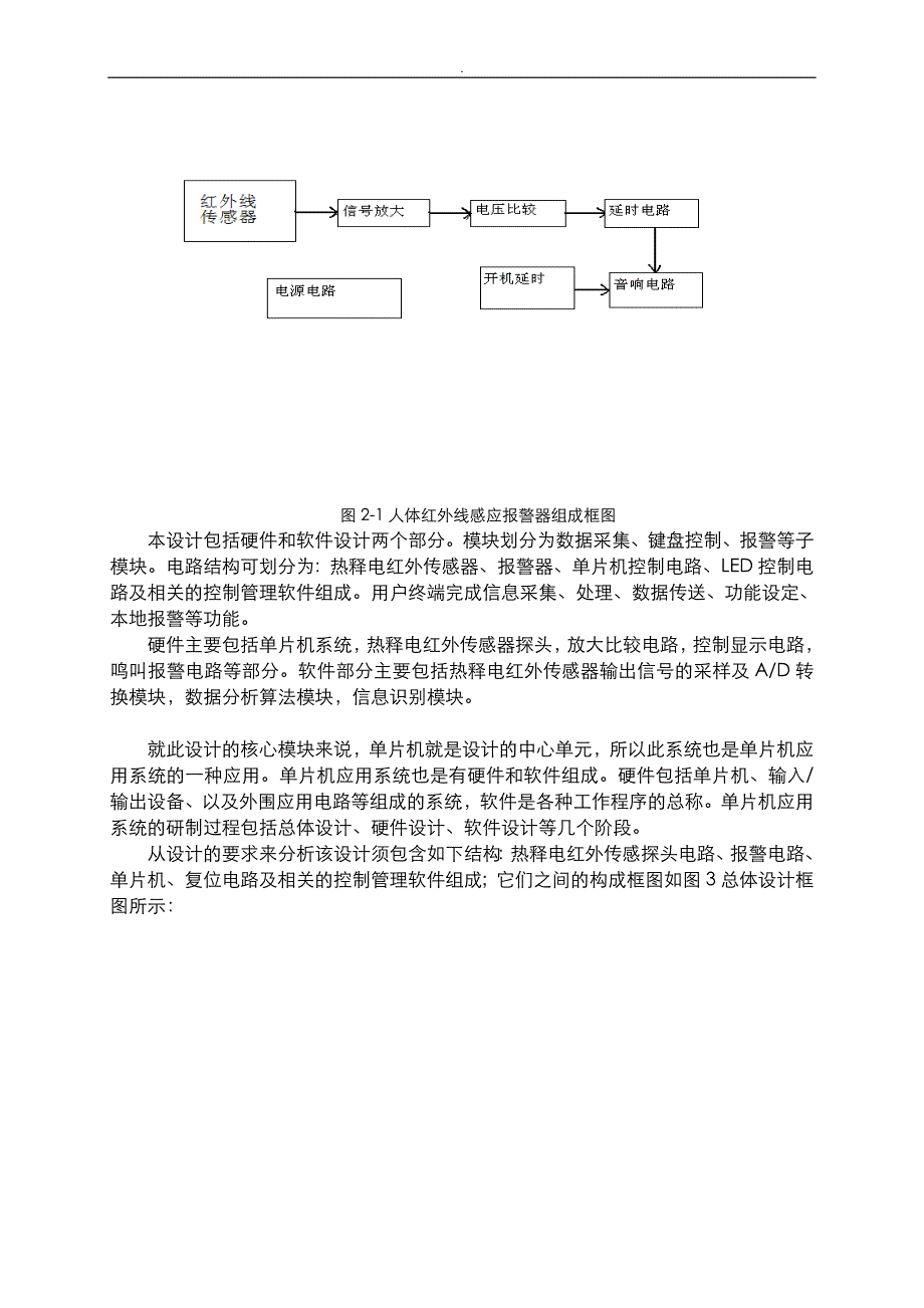 基于-单片机红外防盗报警器设计.._第4页