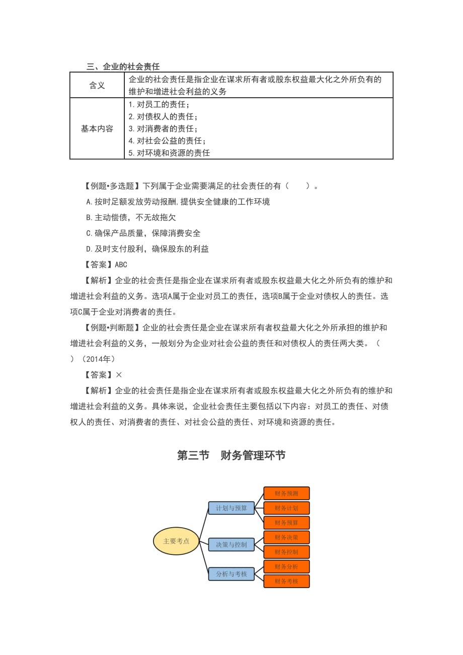 第03讲财务管理目标(2)、财务管理环节与体制_第3页