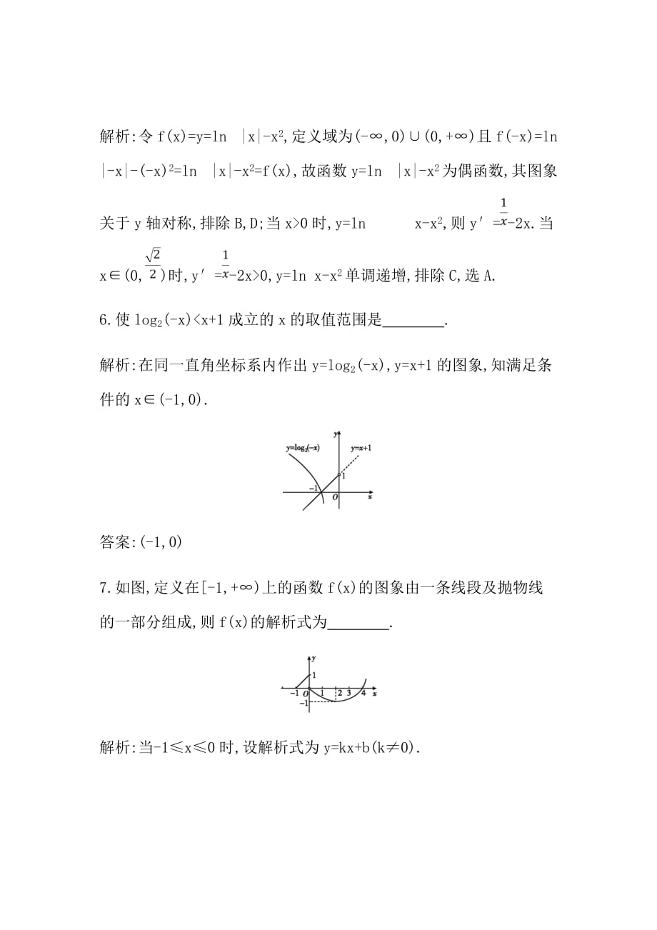 2021版数学一轮复习理第二篇　函数及其应用（必修1）第7节　函数的图象Word版含解析_第4页