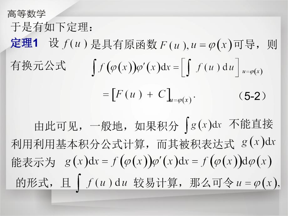 求不定积分的几种基本方法课件_第3页