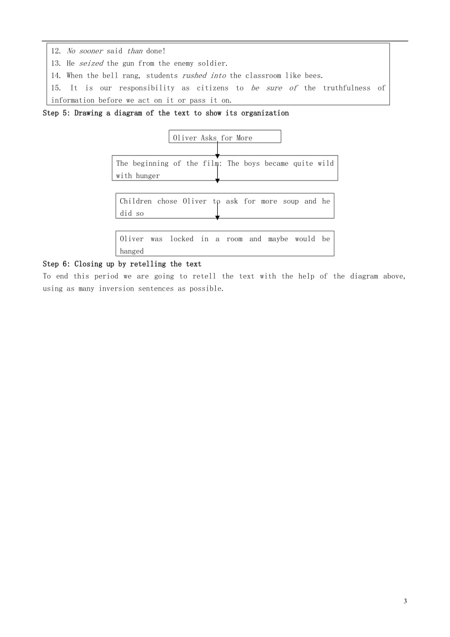 高中英语 Module 3 Literature-Period 1教案 外研版选修7_第3页