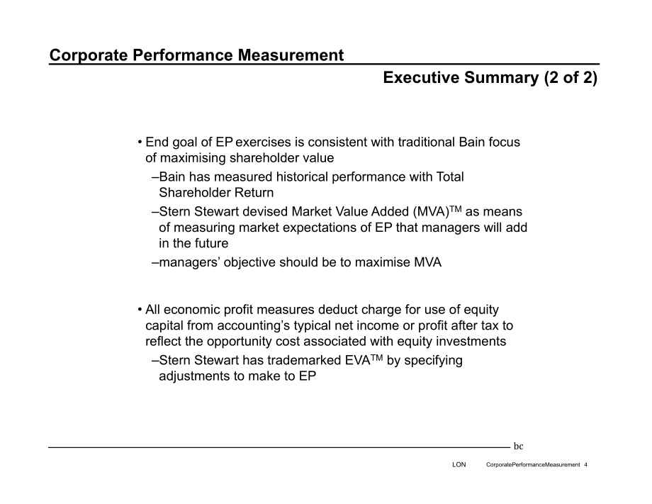 贝恩－业绩评估-CorporatePeranceMeasurement（英文PPT 106页）_第4页