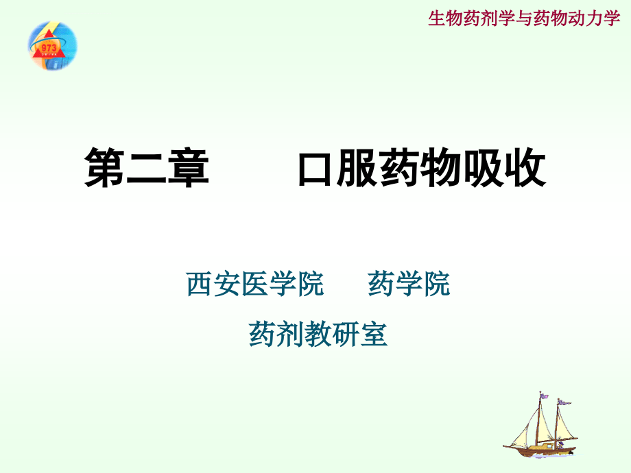 第二章第一节第二节药物的膜转运与胃肠道吸收课件_第1页