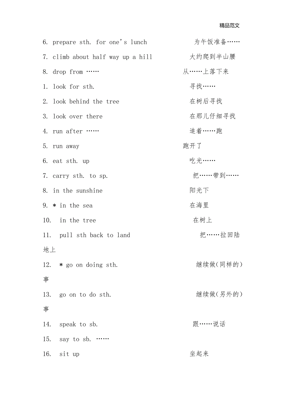 八年级英语上册词组大全3_八年级英语教案_第2页