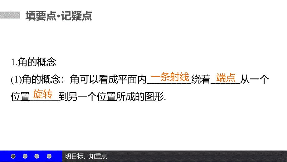 高一数学优质课件精选——人教A版必修4课件：1.1.1 任意角_第4页