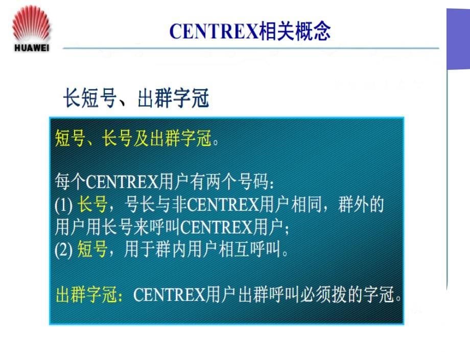 第四章、centrex群和小交业务_第5页