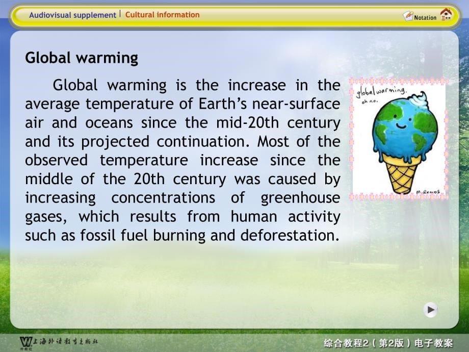 英语专业综合教程2Unit8focus on global warming课件_第5页