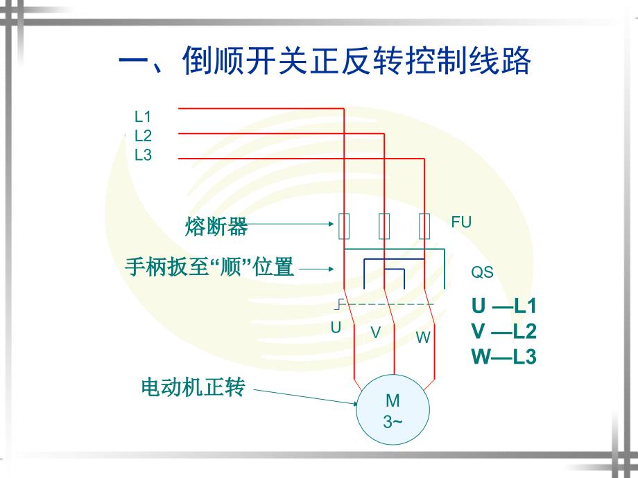 课题二 三相异步电动机的正反转控制线路课件_第4页