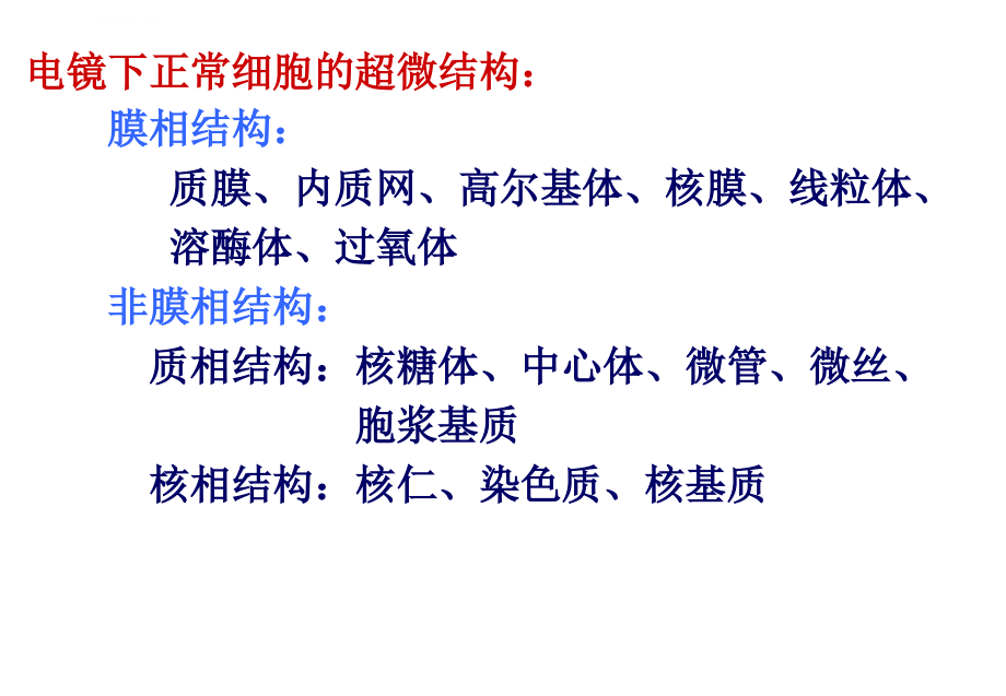 细胞超微结构及基本病变-七年制课件_第3页