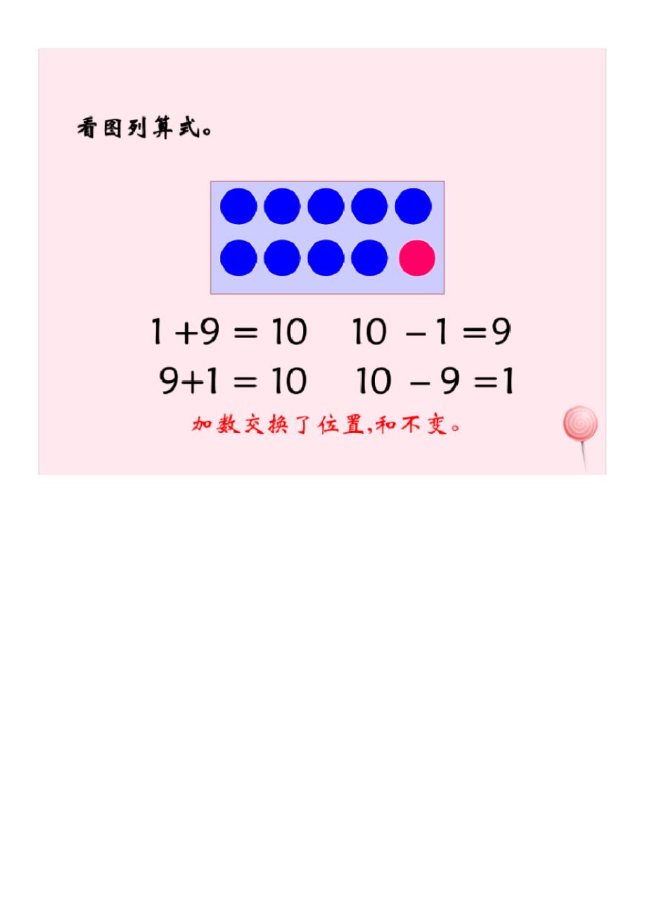 一年级数学上册第5单元6-10的认识和加减法第13课时10的加减法课件(新人教版)_第2页