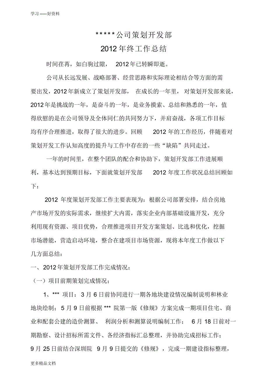 策划开发年终工作总结演示教学_第2页